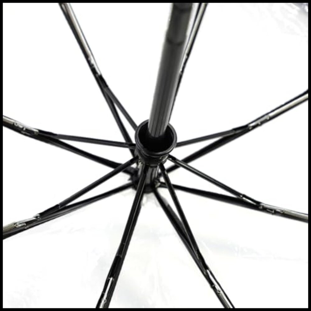 Automatic Clear Umbrella Large Transparent Foldab… - image 4